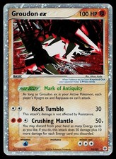 Pokemon Card Hidden Legends Groudon ex 93/101 Holo EX Rare on eBay
