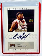Rookie RC Auto 02 Upper Deck UD s Samuel Dalembert NBA Signed Panini