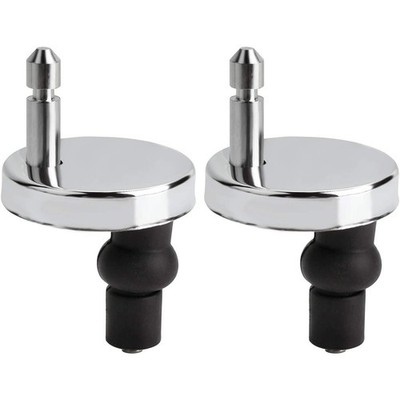 Toilet Seat Hinges Accessories Black & Silver Release Quick