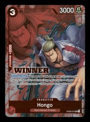 Hongo (Winner Pack 2025 Vol. 2) OP09-011 One Piece TCG Promo Foil