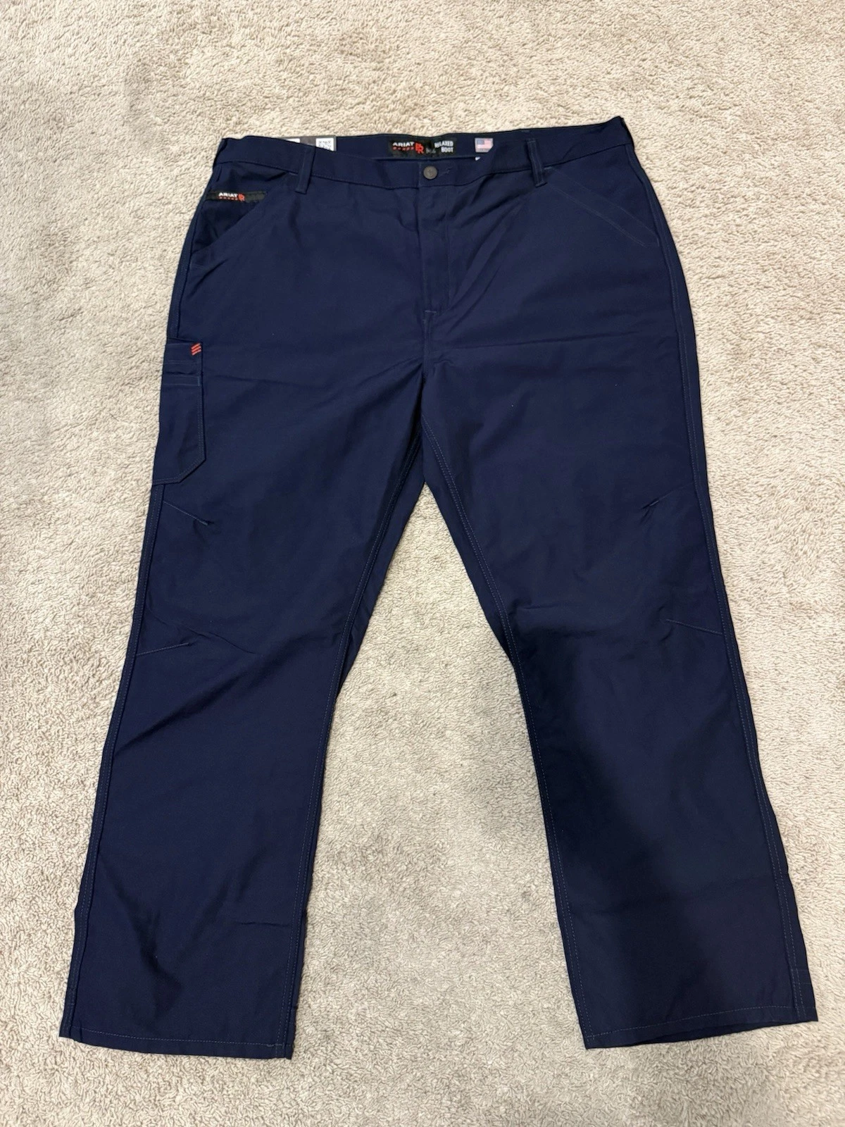 Ariat Work FR M4 Pants Men’s 44x32 Relaxed Boot Cut Navy NWT CAT 2 Cargo