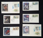 (6) 1976 YURI A GAGARIN ~ RUSSIA ~ SPACE ~ 1ST DAY COVERS  (PLEASE SEE PICTURES)