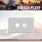<!--F#f_0-->Projecta 2 Gang Blank Switch Plate - White Switch Grid and Cover Plate<!--F/-->