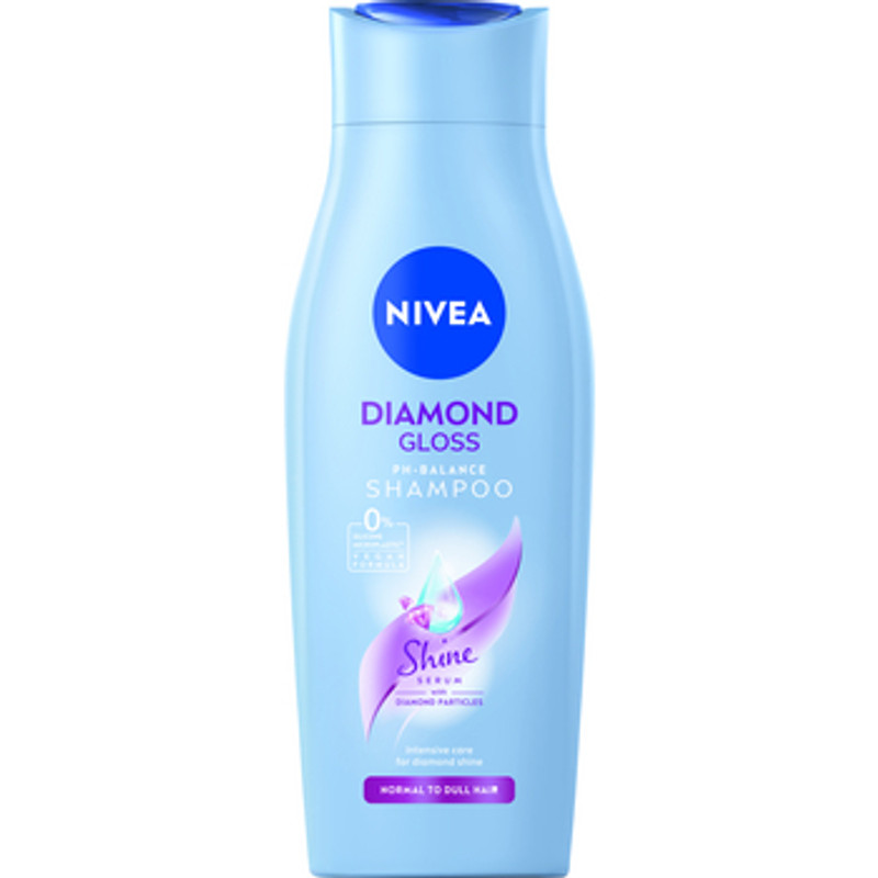 9005800217154 NIVEA Szampon Diamond Gloss Care 400 ml Nivea 4290₽