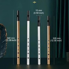 Irish Whistle Flute C/D Key Tin Penny Whistle 6 Hole Flute Musical Instruments