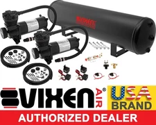 AIR SUSPENSION KIT/SYSTEM FOR TRUCK/CAR BAG/RIDE/LIFT, DUAL COMPRESSOR, 5G TANK