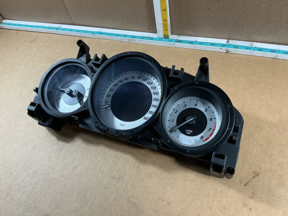 Cuadro de instrumentos velocímetro Mercedes-Benz C250 2012-2015 110 k millas OEM Foto 4 de 4