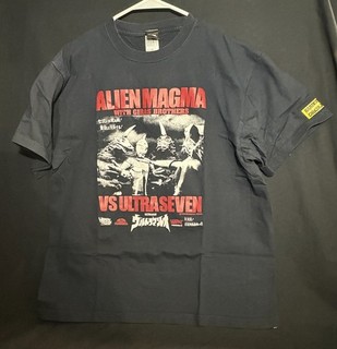 Hardcore Chocolate Alien Magma vs Ultraseven t shirt XL RARE Japan Monster Kaiju