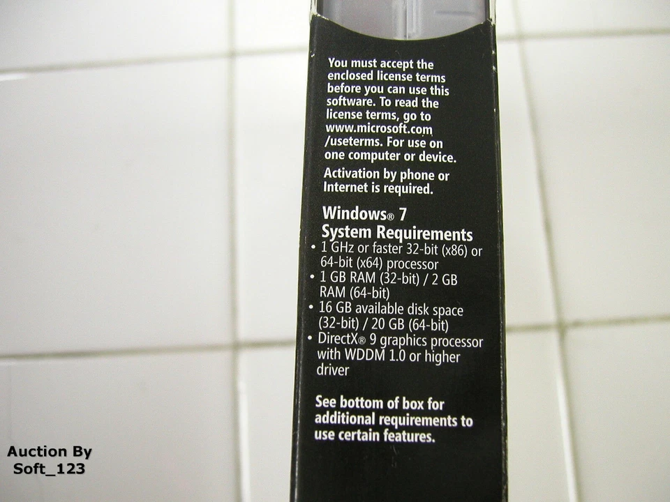 Microsoft Windows 7 Ultimate Full 32 & 64 Bit DVDs MS WIN =SEALED RETAIL BOX= - Image 4 of 4