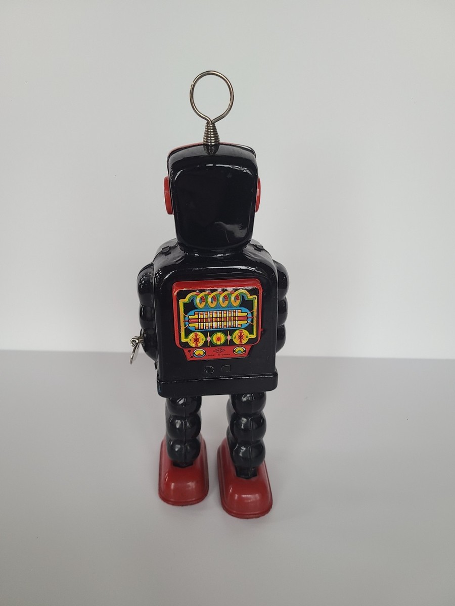 Vintage 1950s Tin Toy Gear Robot Wind Up Japan KO Works! | eBay