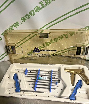 Innovasive Devices 2700 ROC Fastener System Universal Tray Arthroscopy Ortho