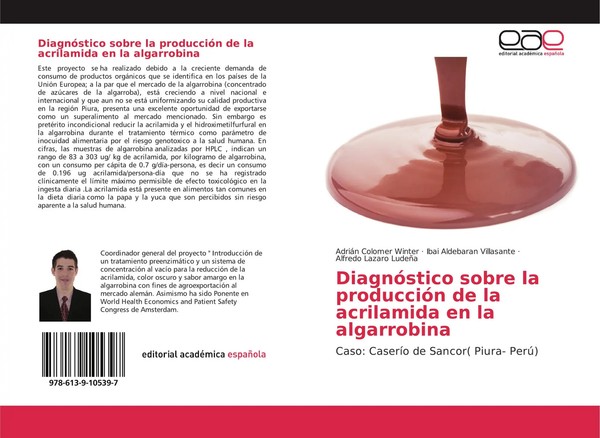 DiagnóStico Sobre La ProduccióN De La Acrilamida En La Algarrobina Taschenbuch-image