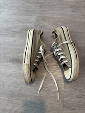 VTG Converse All Star Mens 6 Made in USA Gray Low Canvas Shoes
