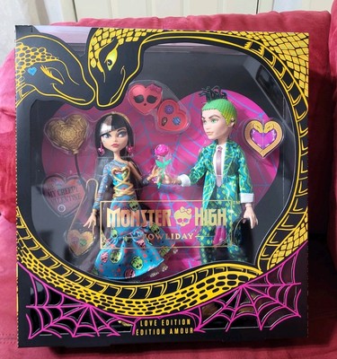 Monster High Howliday Love Edition Dolls, Cleo De Nile & Deuce Gorgon NRFB