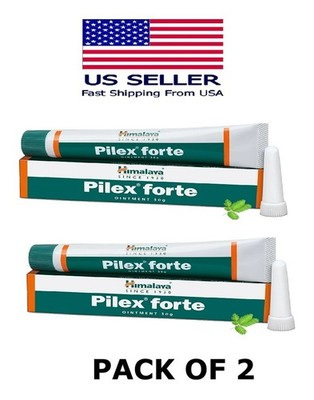 Pilex forte Ointment Himalaya 30g USA Seller Free Shipping (Pack of 2)