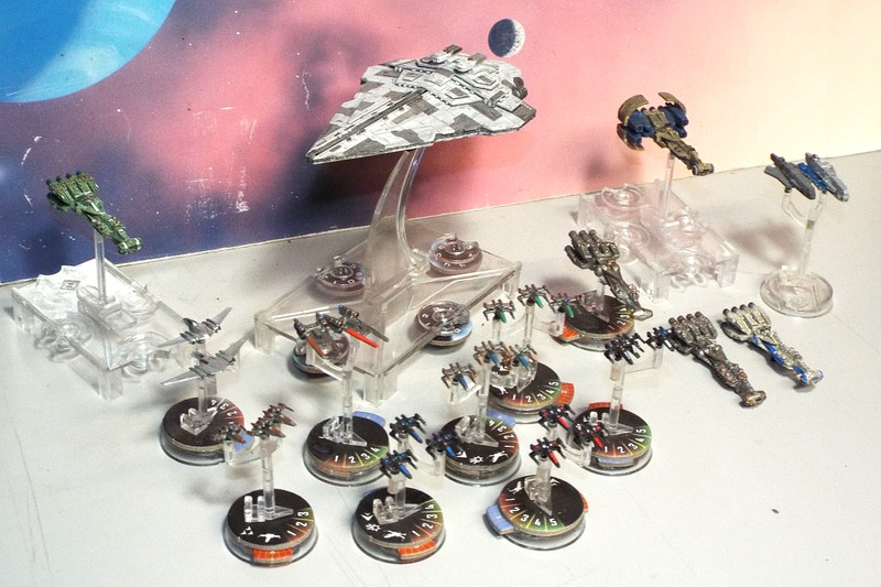 Star Wars Armada Custom 3D-Printed ROTHANA REBEL FLEET Game Miniature Set