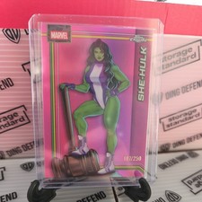 2026 Topps Chrome Marvel Comics She-Hulk Pink Refractor /250 #151