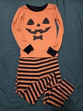 PJ  s  pumpkins boy r girl pajama set - 2 piece long sleeve halloween pajamas 6x