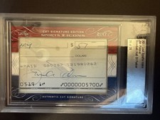 Jim Palmer 2017 Leaf Cut Signature Auto 26of28