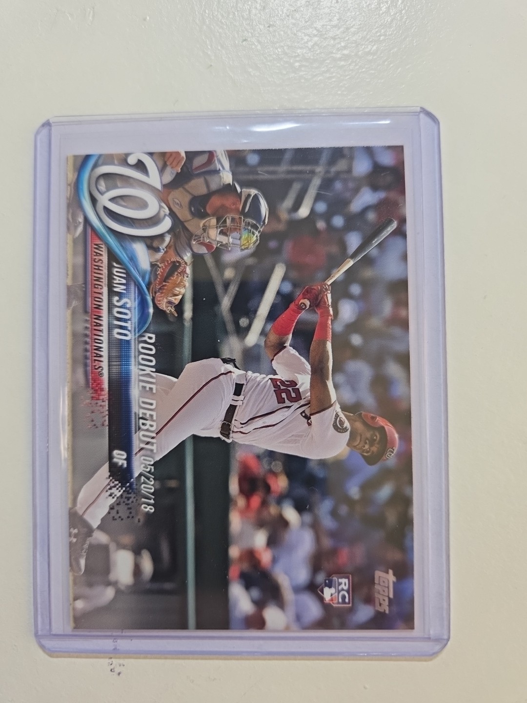 2018 Topps Update Series - Rookie Debut Juan Soto #US104 (RC)