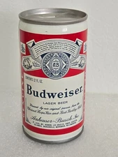 Vintage Budweiser 9 City Flat Top Beer Can