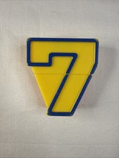 NUMBER 7 - Alpha Bots Transformer Robot Alphabet Lakeshore Learning Vintage