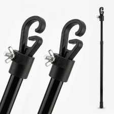 Extendable Washing Prop Pole Line Heavy Duty Telescopic Outdoor Clothes Support