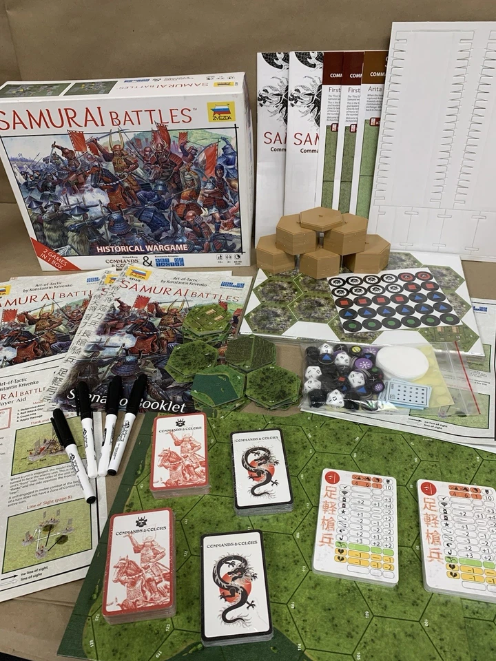 Samurai Battles Commands & Colors Art of Tactic Zvezda War Strategy Unpunched - Bild 2 von 4
