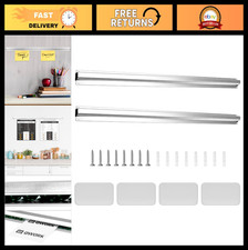 36" Ticket Holder Rack - 2 Pack Aluminum Order Check Clip for Restaurant, Cafe,