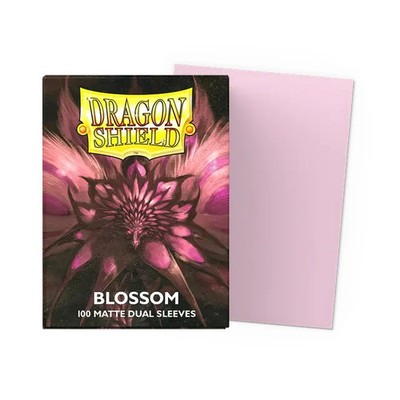 (100-Pack) Dragon Shield Standard Size DUAL MATTE Card Sleeves BLOSSOM PASTEL