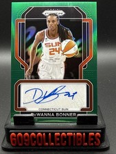 2022 Panini Prizm WNBA - Signatures DeWanna Bonner #SG-DWB Green Prizm (AU)