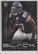 2013 Panini Black Rookie Platinum 5/25 Jon Bostic #147 0c6