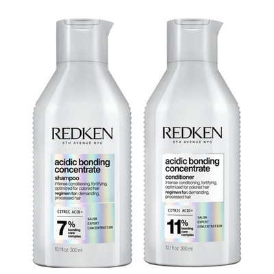 Redken Acidic Bonding Concentrate Shampoo 300ml und 300 ml (2er Pack) 