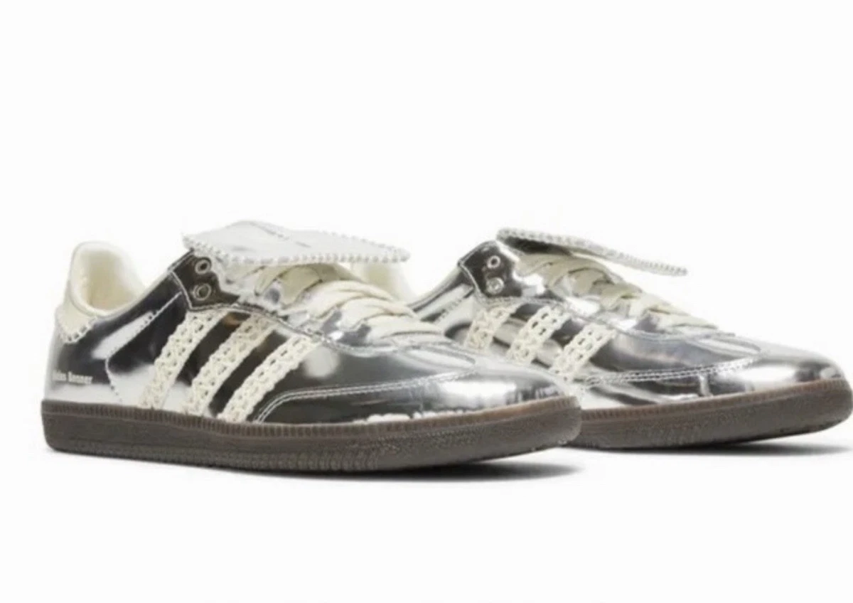 adidas Wales Bonner シルバー　24センチ adidas Wales Bonner x Samba Silver Metallic for Sale