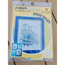 VTG Paragon Garden Serenity Embroidery 0840 Needlecraft Needlepoint Adele Veres