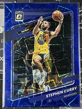 2021-22 Optic Basketball Stephen Curry Blue Velocity holo Golden State Warriors 