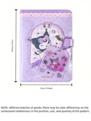 Notizbuch A6 Kuromi My Melody Cinnamoroll Magnetverschluss Cartoon Papier