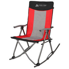 Camping Rocking Chair, Red, Adult, 16.7 lb