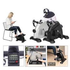 Portable Mini Exercise Bike Leg Arm Machine Cycle Pedal Home Use Trainning Gym