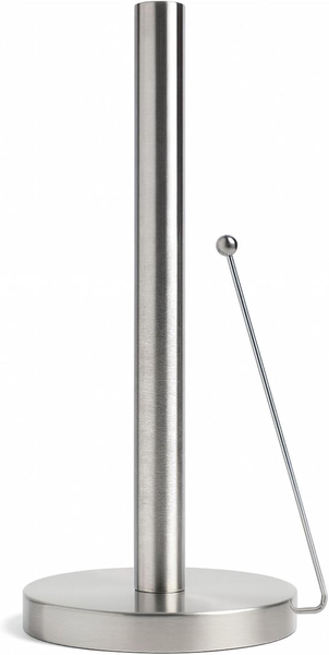 Minismus KüChenrollenhalter Stehend Mit Anti-Roll Arm Papierrollenhalter-image