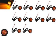Led Side Amber Marker Lights X10 Trailer Truck Lorry Recovery Position Lamp 12v