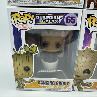 Funko Pop Guardians Of The Galaxy Groot Vinyl Figure Set Of 4