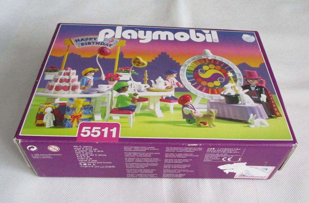 Jouet Playmobil Garçon Anniversaire Réf. 5511 - Occasion, Bon état