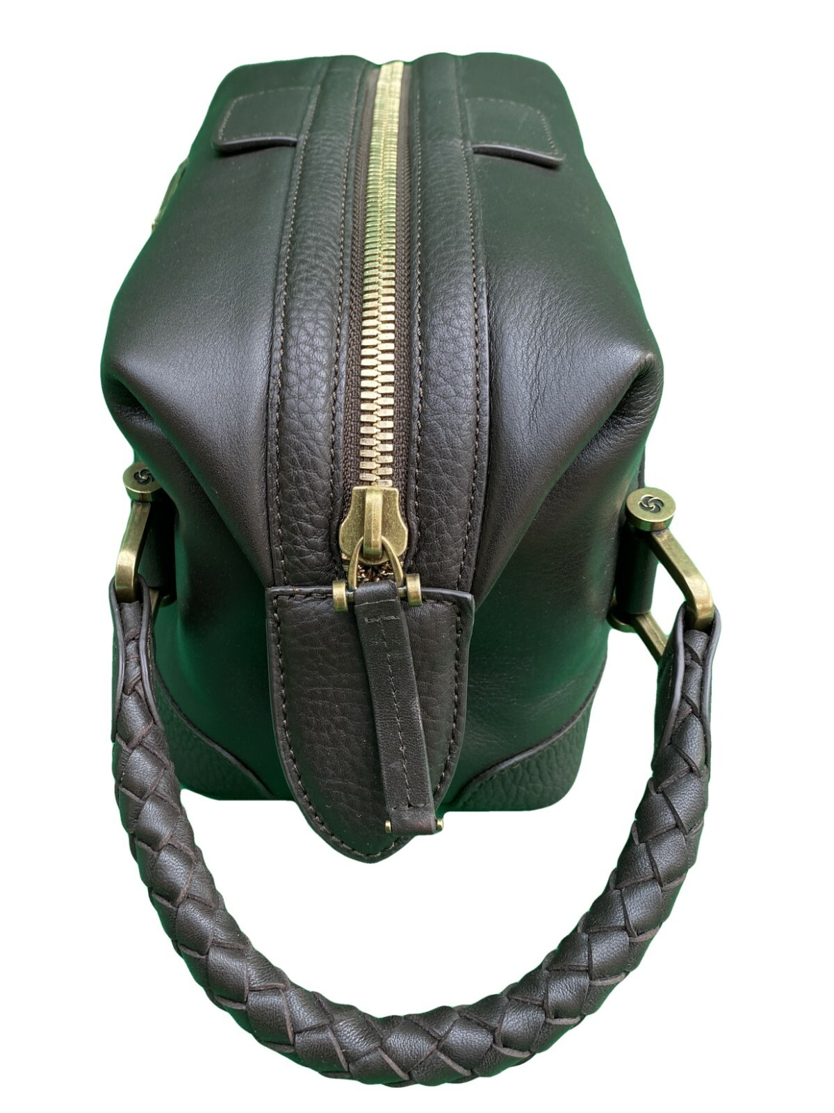 SAMSONITE BLACK LABEL Resort Leather TOILETRIES KIT WASH TRAVEL BAG