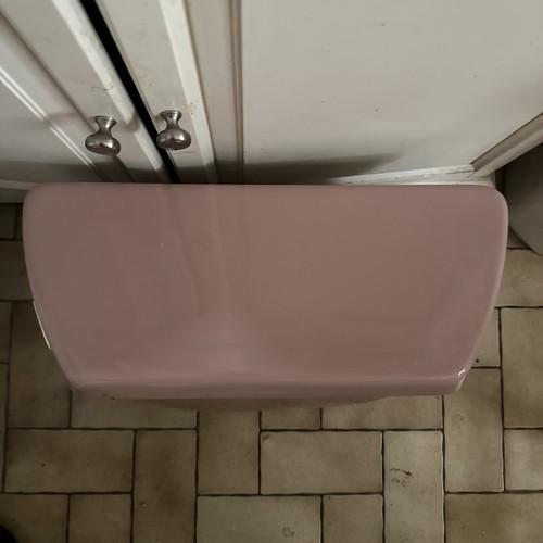 Tanque de inodoro Kohler 4605-45 serie Couture nuevo de stock descontinuado Wild Rose - Imagen 4 de 9