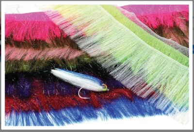 Baitfish Emulator Flash  #BEF284 PEARL Hareline USA EMULATOR FLASH PEARL #BEF284