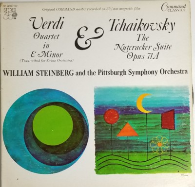 Verdi / Tchaikovsky - Quartet In E Minor / Nutcracker Suite Command CC 11027 SD