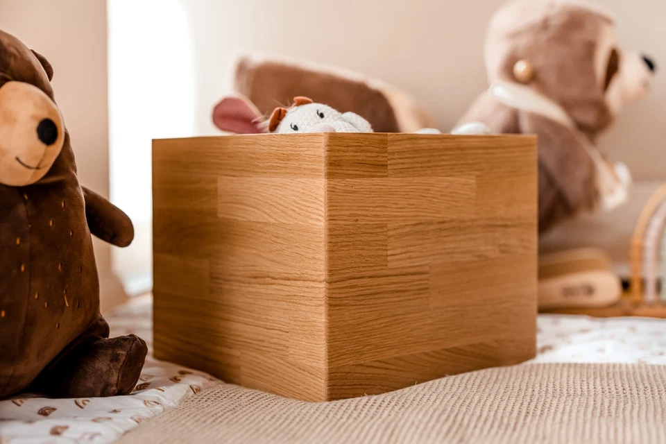 Aufbewahrungsbox in Eiche ohne Deckel - Bild 2 von 4