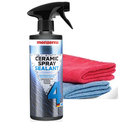 Menzerna Ceramic Spray Sealant 500ml Ceramic Coating Protection Spray Can + 2 CL