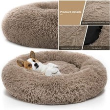 Cama De Perro Y Gato, Suaves cojines Redondos Lavables Muy C lido En Invierno